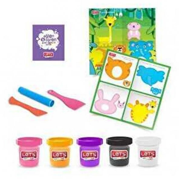 Lets Oyun Hamuru Orman Hayvanları Seti 9 Parça L9011 ürün görseli
