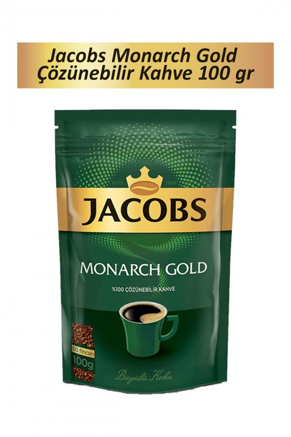 Jacobs Monarch Gold Çözünebilir Kahve 100 gr x 12 Adet - 3