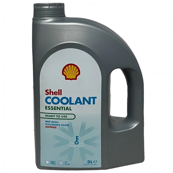 Shell Coolant Essential 4 Mevsimlik Mavi Hazır Antifriz 3 Litre