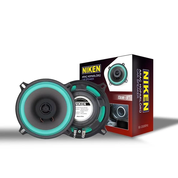 NİKEN Araç hoparlörü kolon 13cm 5inc 130watt niken 2 ADET - 3
