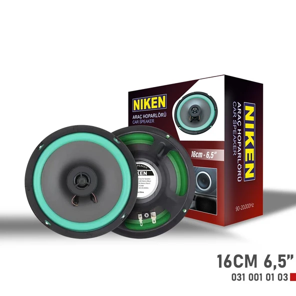 NİKEN Araç hoparlörü kolon 16cm 6,5inc 180watt niken 2ADET - 3