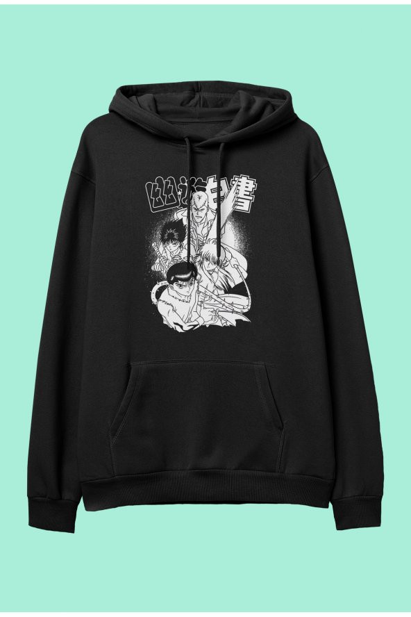 Yu Yu Hakusho Yusuke Urameshi özel tasarım anime kapüşonlu sweatshirt hoodie - 1