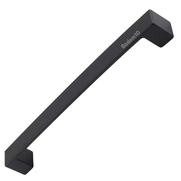 Bihter Mutfak Kulpu Çekmece Dolap Kapak Kulbu Metal Kulp Mobilya Dolabı Kulpları Siyah 128 mm - 2