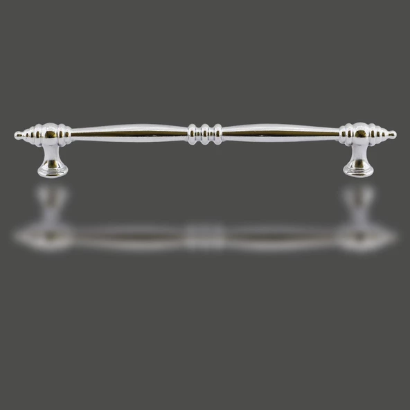 Petek Mobilya Mutfak Dolabı Çekmece Dolap Kapak Kulpu Düz Metal Kulp Kulbu Kulpu 160 Mm Krom - 3