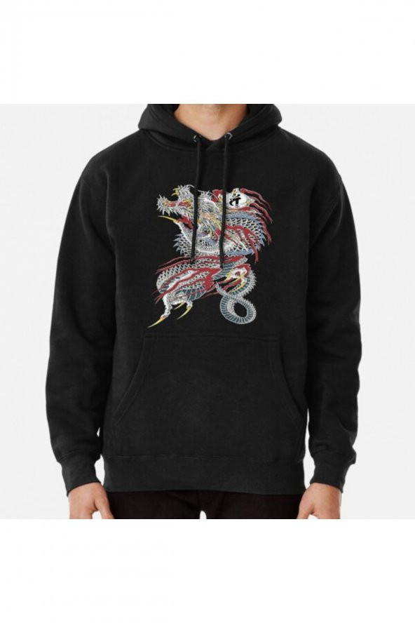 Kiryu Kazuma,Dragon of Dojima (Yakuza) Baskılı Sweatshirt Hoodie