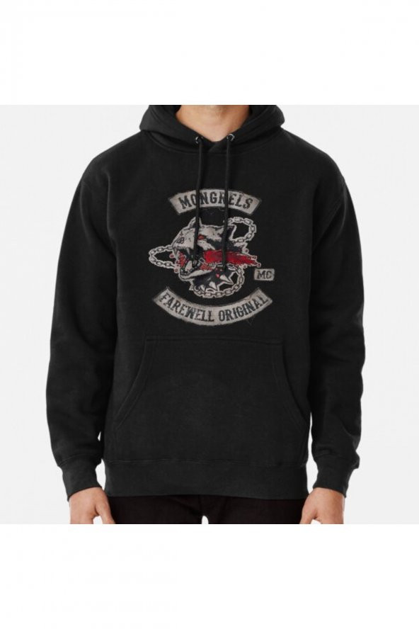 Copia de Mongrel Days Gone Baskılı Sweatshirt Hoodie