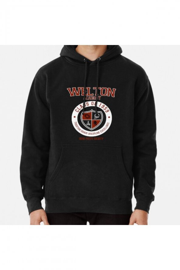 Welton Academy Logo,Dead Poets Society. Baskılı Sweatshirt Hoodie - 1