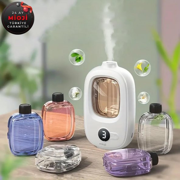 Mioji Mio Smell 2x Aromaterapi Şarjlı Yeni Nesil Otomatik Oda Kokusu Makinesi - Limon