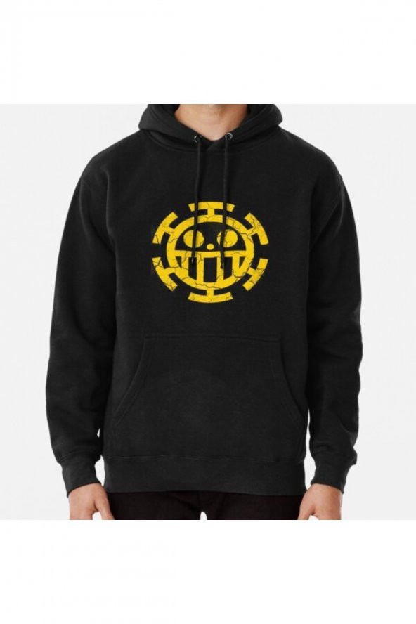 Trafalgar Law Logo Baskılı Sweatshirt Hoodie