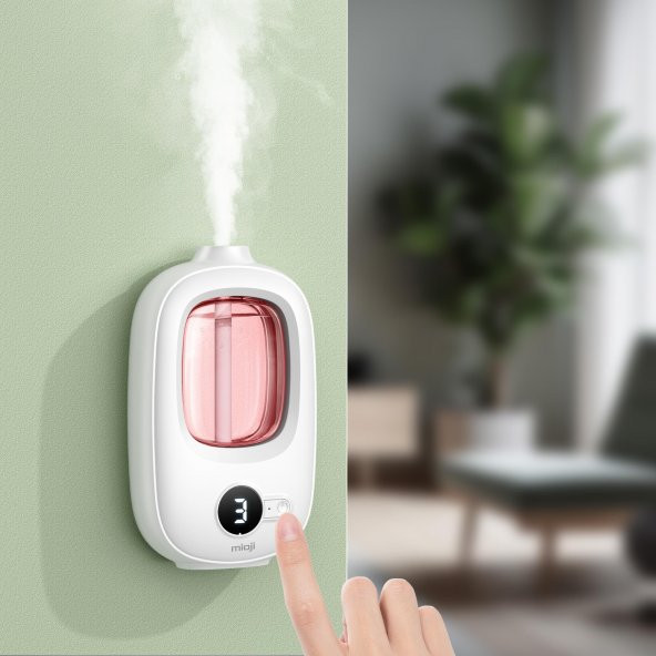 Mioji Mio Smell 2x Aromaterapi Şarjlı Yeni Nesil Otomatik Oda Kokusu Makinesi - Mavi Rüzgar Çanları - 7