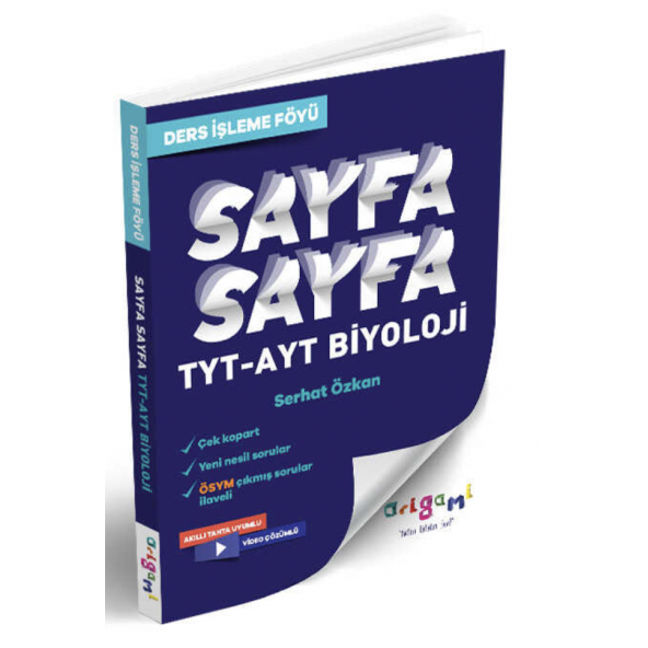 TYT-AYT BİYOLOJİ SAYFA SAYFA DERS İŞLEME FÖYÜ