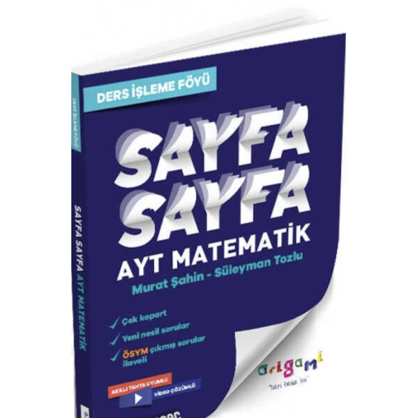 AYT MATEMATİK SAYFA SAYFA DERS İŞLEME FÖYÜ