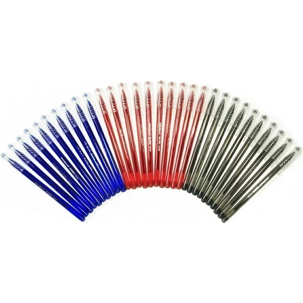 Pensan Büro Tükenmez Kalem 3 Renk 30 Adet Karışık