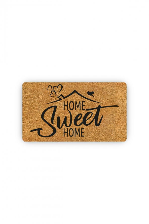 Uygur Home Sweet Home Tasarım Coco Görünümlü Dekoratif Dış Kapı Önü ve Iç Mekan Paspası - 4