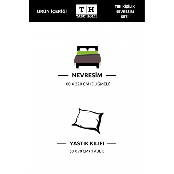 Tabu Home Kuzulu Tek Kişilik Nevresim Seti - 3
