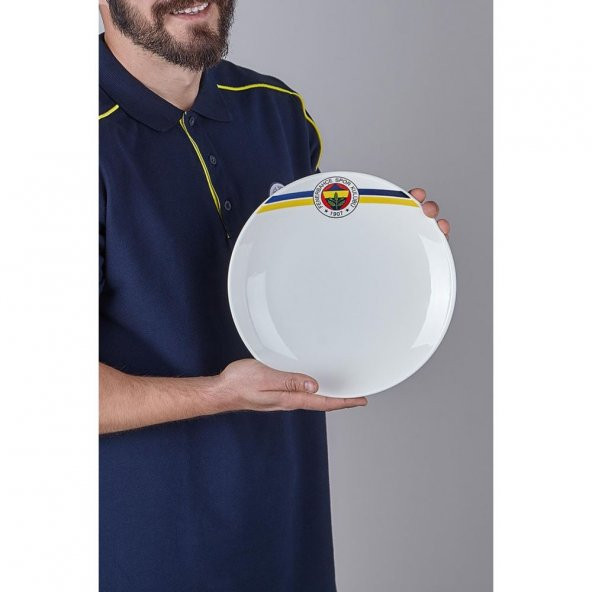 Neva N3428 Fenerbahçe Lisanslı Arma Logo 2li Servis Tabağı 5613 - 3