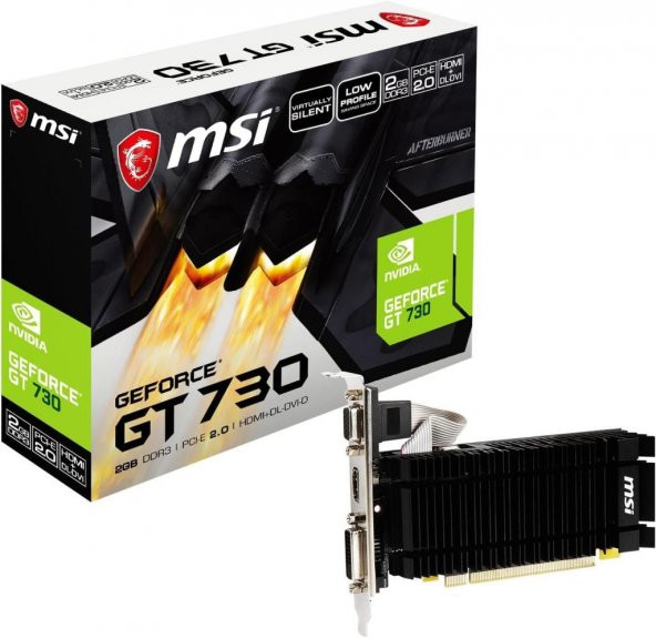 MSI GT730 N730K-2GD3H/LPV1 64 Bit DDR3 2GB Ekran Kartı Teşhir