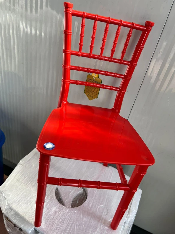 Sağlam Plastik Mandella Trend Çocuk Sandalyesi Kırmızı - 4