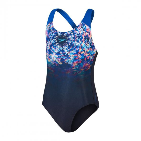 SPEEDO KIZ ÇOCUK YÜZÜCÜ MAYOSU DIGI PLMT SPBK JF NAVY/BLUE 8-00262515942 YZM - 2