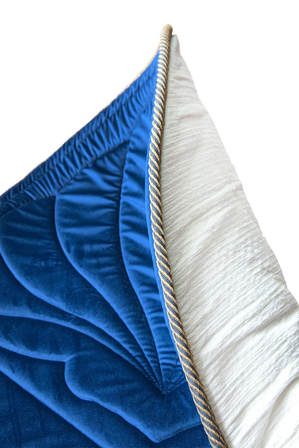 Kapitone Süngerli Yumuşak Seccade - Lacivert - Resim 2