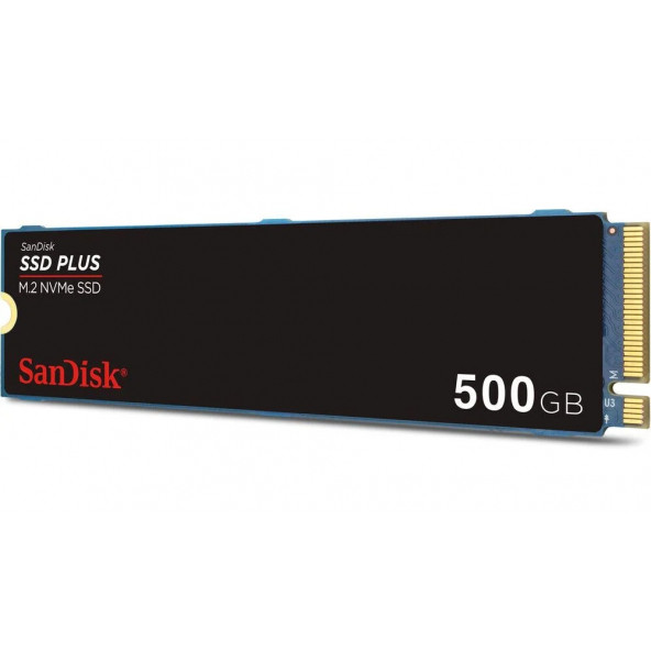 SanDisk SSD PLUS 500GB 2400MB-1500MB/s M.2 PCIe Gen 3.0 NVMe SSD SDSSDA3N-500G-G26 - 2