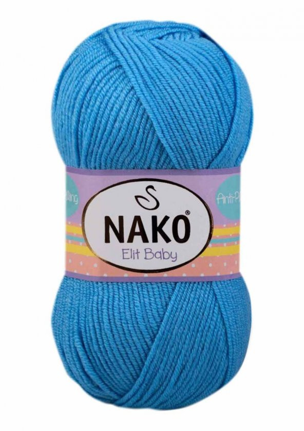 Nako Elit Baby El Örgü İpi  | Alaska Mavisi 10119  10119