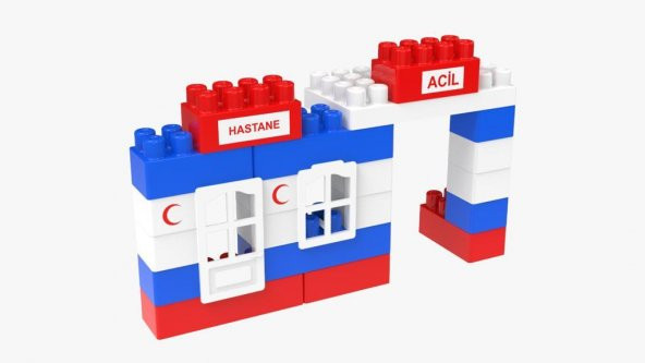 Süper Eğlenceli Hastane Blocks Set - 40 Parça - 2