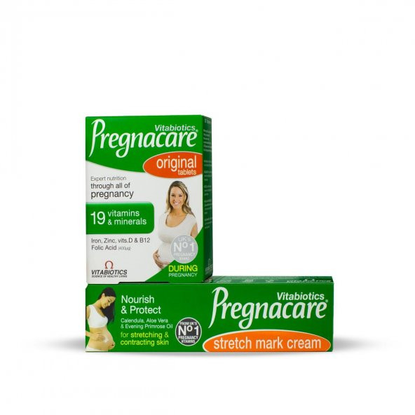 Pregnacare Hamile Anne Çatlak 100ml Bakım Kremi+Pregnacare Original  30 Tablet