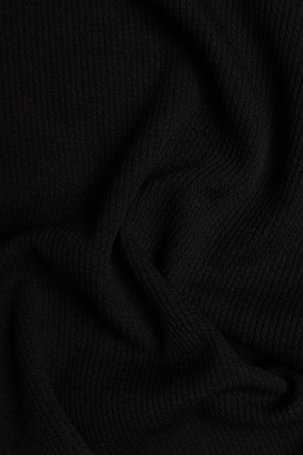 Kadın Burgu Pantolon 5068 | Siyah  Siyah M
