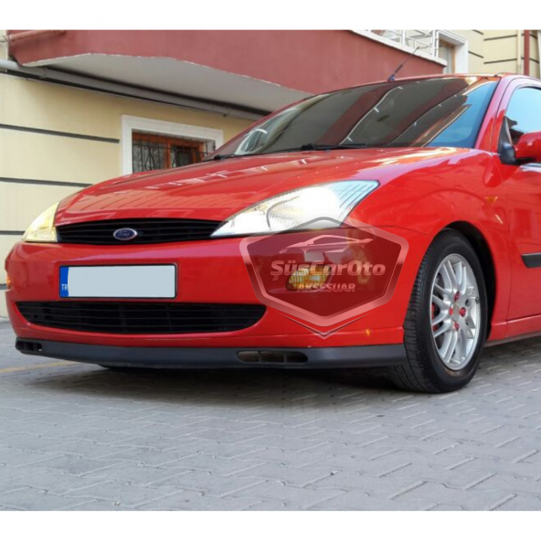 Ford Focus 1 Hb&Sedan 1998-2004 Uyumlu Üniversal Laguna lip Esnek Ön Lip 2 Parça Tampon Altı Dil Karlık Ön Ek - 2