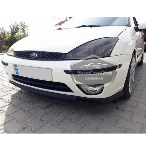 Ford Focus 1 Hb&Sedan 1998-2004 Uyumlu Üniversal Laguna lip Esnek Ön Lip 2 Parça Tampon Altı Dil Karlık Ön Ek - 6