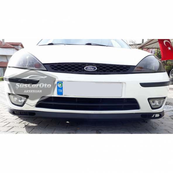 Ford Focus 1 Hb&Sedan 1998-2004 Uyumlu Üniversal Laguna lip Esnek Ön Lip 2 Parça Tampon Altı Dil Karlık Ön Ek - 7