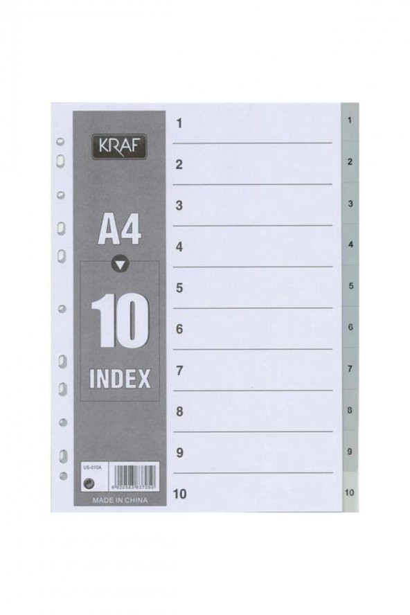 KRAF SEPARATÖR 1010 1-10 RAKAM