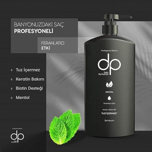 Dp Daily Perfection Mentol Tuzsuz Şampuan 425 ml - 2
