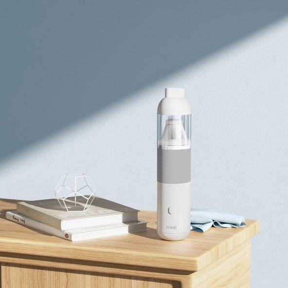 Mioji Mio 3 3000mAh Vacuum Cleaner 6000Pa Taşınabilir Araç ve Ev Mini Şarjlı Süpürge - Beyaz - 4