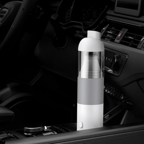 Mioji Mio 3 3000mAh Vacuum Cleaner 6000Pa Taşınabilir Araç ve Ev Mini Şarjlı Süpürge - Beyaz - 5