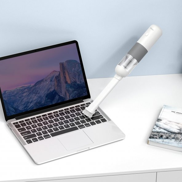 Mioji Mio 3 3000mAh Vacuum Cleaner 6000Pa Taşınabilir Araç ve Ev Mini Şarjlı Süpürge - Beyaz - 6