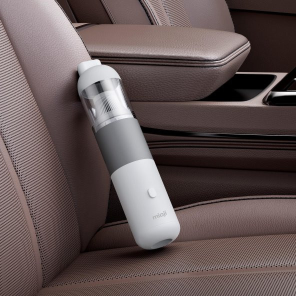 Mioji Mio 3 3000mAh Vacuum Cleaner 6000Pa Taşınabilir Araç ve Ev Mini Şarjlı Süpürge - Beyaz - 7