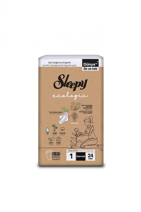 Sleepy Ecologic Premium Plus Hijyenik Normal Ped 24 Adet - 2