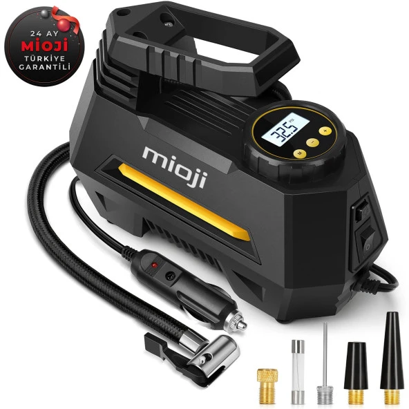 Mioji Mio 10 Taşınabilir 150PSI 12V 120W Araba Hava Pompası