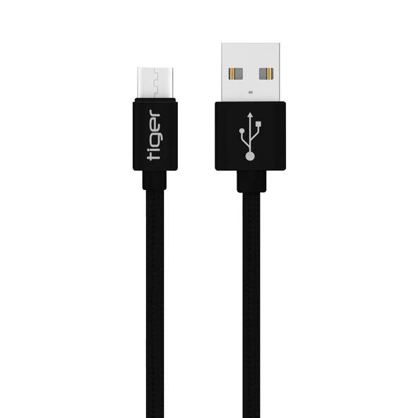Tiger Micro USB 3.0A 1mt Örgü-Halat Hızlı Şarj USB Kablo TUC-A86 - 9