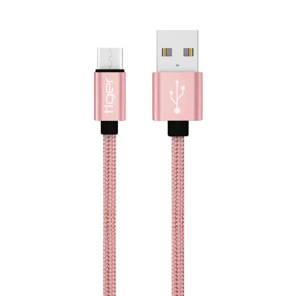 Tiger Micro USB 3.0A 1mt Örgü-Halat Hızlı Şarj USB Kablo TUC-A86 - 7