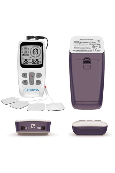 2 Kanallı 3 Özellikli Dijital Tens Ems Masaj Cihazı Rc-4d ürün görseli