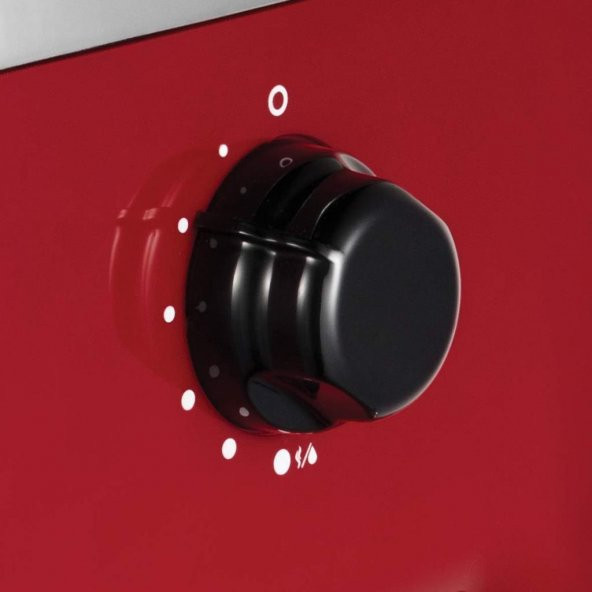 Russell Hobbs 28250-56 Retro Kırmızı Espresso Makinesi Teşhir - Resim 3