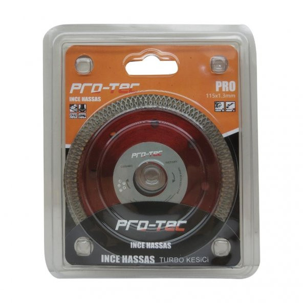 Pro-Tec İnce Hassas Turbo Kesici Disk 115x1.3 mm - 2