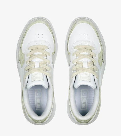 PUMA CALİ DREAM CAMO WNS BEYAZ KADIN SPOR AYAKKABI 38987301 B-53 - Resim 3