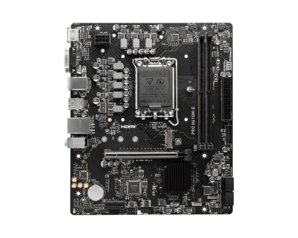 MSI PRO H610M-E 5600MHZ(OC) HDMI VGA M.2 1700p - 5