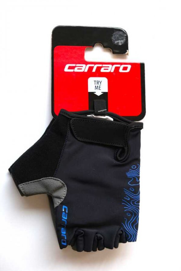 CARRARO KISA PARMAK ELDİVEN CR-23012 - MAVİ - S BEDEN
