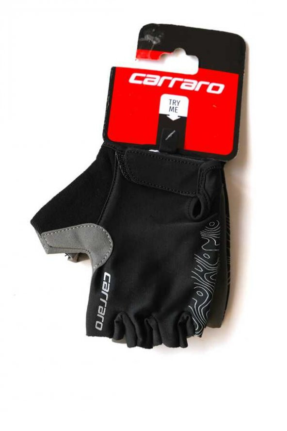 CARRARO KISA PARMAK ELDİVEN CR-23011 - SİYAH - XL BEDEN