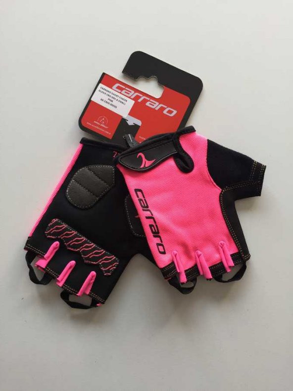 CARRARO KISA PARMAK ELDİVEN CRO-004 - PEMBE - M BEDEN